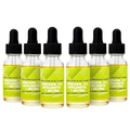 Loción Minoxidil 15% + Bergamota + Biotina Para Cabello Y Barba 6 piezas